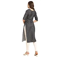 Women Crepe Digital Printed Straight Kurti  Pack of 6-thumb2