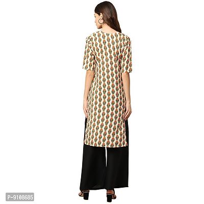 Women Crepe Digital Printed Straight Kurti  Pack of 6-thumb3