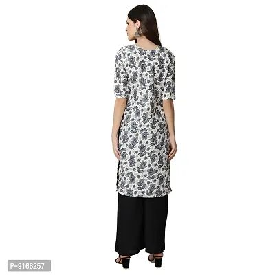 Stylish Fancy Crepe Digital Printed Straight Kurti Combo For Women Pack Of 5-thumb3