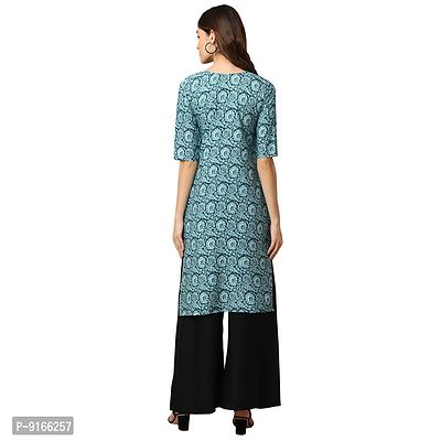 Stylish Fancy Crepe Digital Printed Straight Kurti Combo For Women Pack Of 5-thumb4