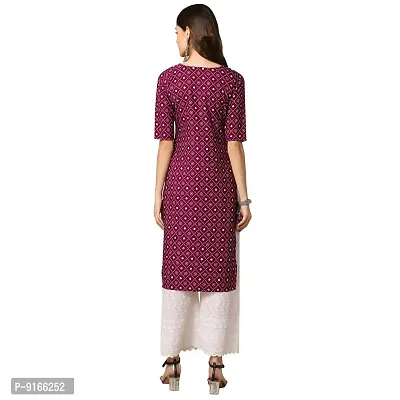 Stylish Fancy Crepe Digital Printed Straight Kurti Combo For Women Pack Of 5-thumb4