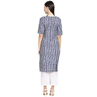 Stylish Fancy Crepe Digital Printed Straight Kurti Combo For Women Pack Of 5-thumb3