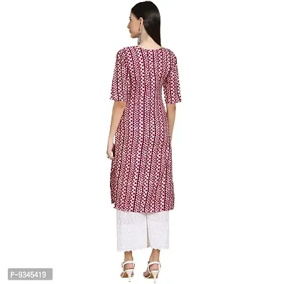 Stylish Straight Multicoloured Printed Crepe Kurta For Women Combo Pack Of 2-thumb3