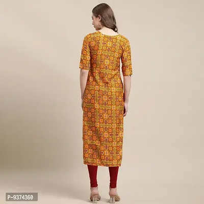 Gorgeous Straight Multicoloured Printed Crepe Kurta For Women Combo Pack Of 6-thumb2