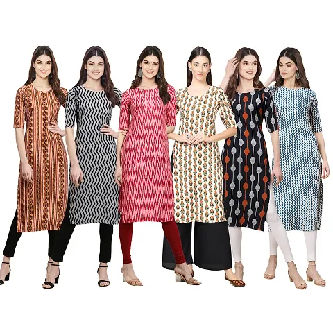 Stylish Crepe Stitched Kurta For Women Pack of