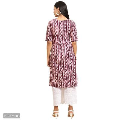 Gorgeous Straight Multicoloured Printed Crepe Kurta For Women Combo Pack Of 6-thumb4