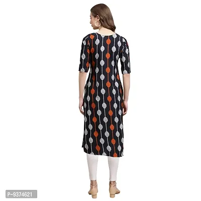 Gorgeous Straight Multicoloured Printed Crepe Kurta For Women Combo Pack Of 6-thumb2