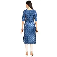 Gorgeous Straight Multicoloured Printed Crepe Kurta For Women Combo Pack Of 6-thumb4