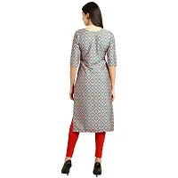 Gorgeous Straight Multicoloured Printed Crepe Kurta For Women Combo Pack Of 6-thumb4