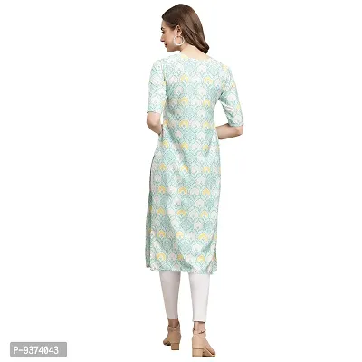 Gorgeous Straight Multicoloured Printed Crepe Kurta For Women Combo Pack Of 6-thumb5