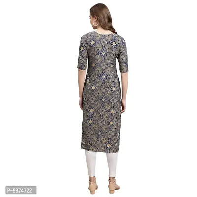 Gorgeous Straight Multicoloured Printed Crepe Kurta For Women Combo Pack Of 6-thumb5