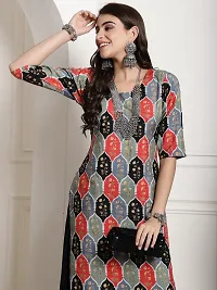 Elegant Crepe Printed Kurta For Women And Girls-thumb3