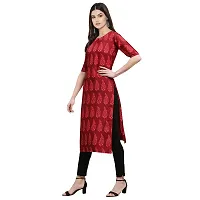 Fashionable Straight Multicoloured Printed Crepe Kurta For Women Combo Pack Of 2-thumb3