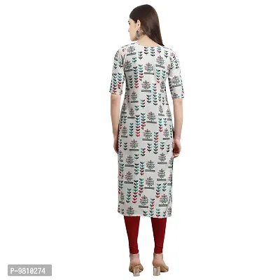 Fashionable Straight Multicoloured Printed Crepe Kurta For Women Combo Pack Of 2-thumb2