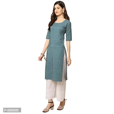 Women Crepe Digital Printed Straight Kurti  Pack of 3-thumb4