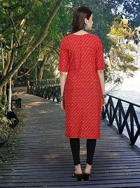 Stylish Crepe Stitched Kurta For Women-thumb1