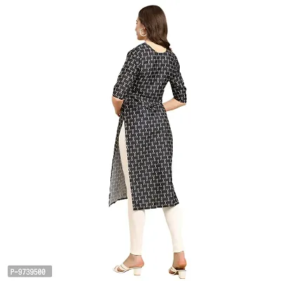 Fashionable Straight Multicoloured Printed Crepe Kurta For Women Combo Pack Of 4-thumb2