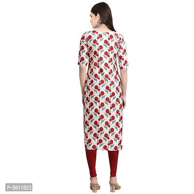 Fashionable Straight Multicoloured Printed Crepe Kurta For Women Combo Pack Of 2-thumb3