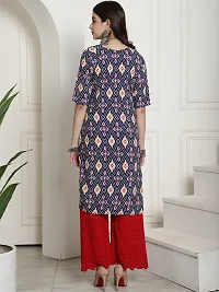 Elegant Crepe Printed Kurta For Women And Girls-thumb2