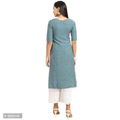 Women Crepe Digital Printed Straight Kurti  Pack of 3-thumb4