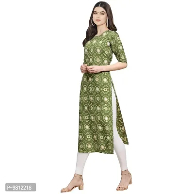 Fashionable Straight Multicoloured Printed Crepe Kurta For Women Combo Pack Of 2-thumb4