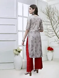 Stylish Beige Crepe Kurta For Women-thumb1