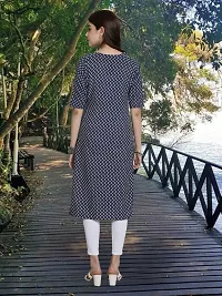 Stylish Crepe Stitched Kurta For Women-thumb1