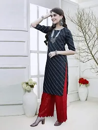 Stylish Black Crepe Kurta For Women-thumb2