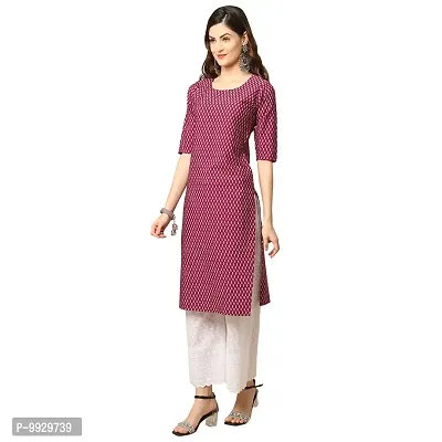 Women Crepe Digital Printed Straight Kurti  Pack of 3-thumb4