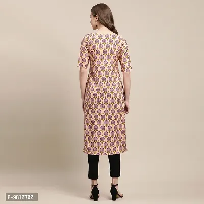 Fashionable Straight Multicoloured Printed Crepe Kurta For Women Combo Pack Of 2-thumb4