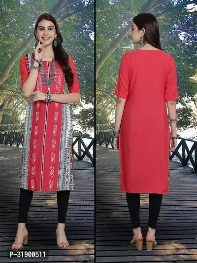 Elegant Crepe Printed Kurta For Women And Girls