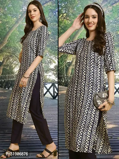 Fancy Crepe Kurtas For Women-thumb0