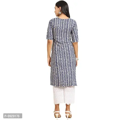 Women Crepe Digital Printed Straight Kurti  Pack of 3-thumb3