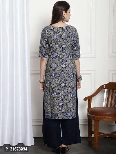 Fancy Crepe Printed Kurtas For Women-thumb3