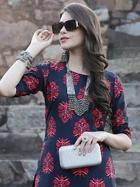 Elegant Crepe Printed Kurta For Women And Girls-thumb2