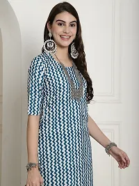 Fancy Crepe Printed Kurtas For Women-thumb3