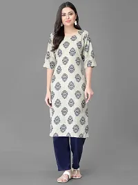 Stylish Crepe Kurta With Pant Set For Women-thumb1