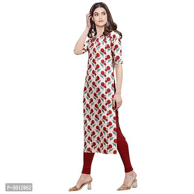 Fashionable Straight Multicoloured Printed Crepe Kurta For Women Combo Pack Of 2-thumb4