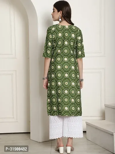 Elegant Crepe Printed Kurta For Women And Girls-thumb3