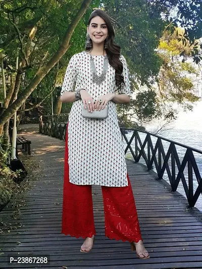 Stylish Crepe Stitched Kurta For Women