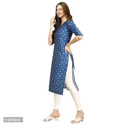 Fashionable Straight Multicoloured Printed Crepe Kurta For Women Combo Pack Of 2-thumb4