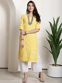 Fancy Crepe Printed Kurtas For Women-thumb1