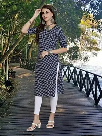 Stylish Crepe Stitched Kurta For Women-thumb3