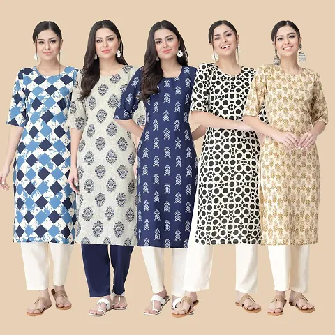 Classic Crepe Kurtis Combo For Women