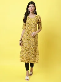 Elegant Crepe Printed Kurta For Women And Girls-thumb1