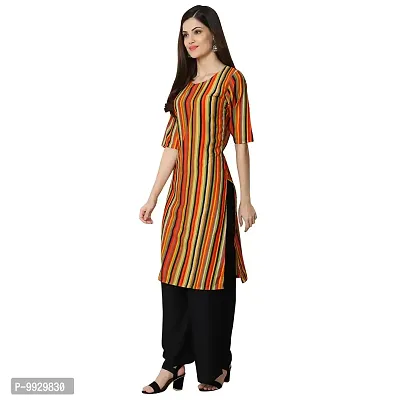 Women Crepe Digital Printed Straight Kurti  Pack of 3-thumb4