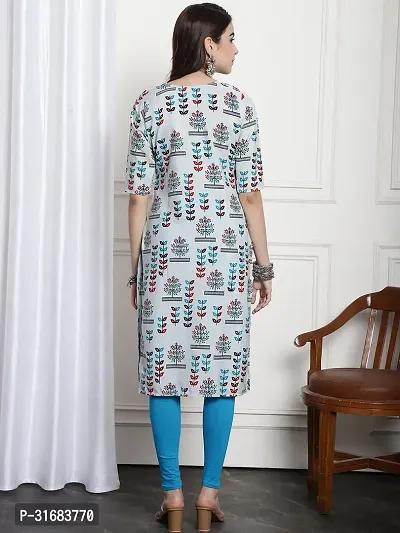 Fancy Crepe Printed Kurtas For Women-thumb3