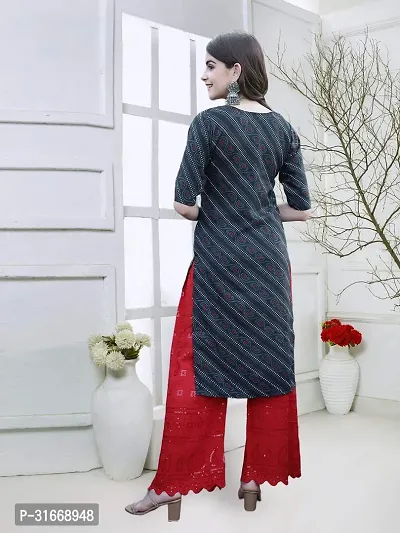 Stylish Black Crepe Kurta For Women-thumb2