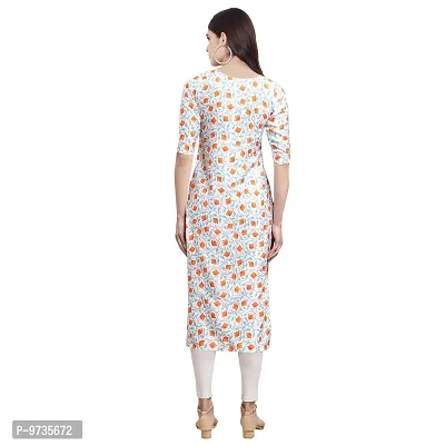 Fashionable Straight Multicoloured Printed Crepe Kurta For Women Combo Pack Of 4-thumb5
