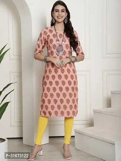 Fancy Crepe Printed Kurtas For Women-thumb2